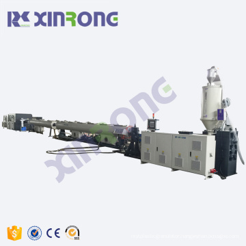 Best quality solid wall plastic pe pipe manufacturing line plastic hdpe pipe machine